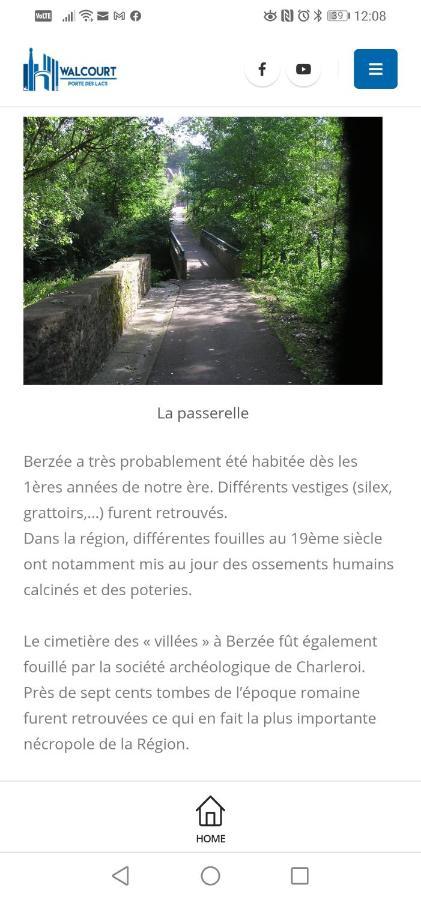 Maison D'Hote Les Notes Endormies Suite Le Refuge Walcourt Zewnętrze zdjęcie