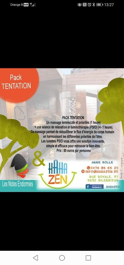 Maison D'Hote Les Notes Endormies Suite Le Refuge Walcourt Zewnętrze zdjęcie